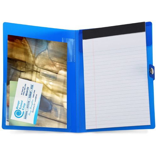 Additional Image 3 - a blue folder with a white cover
