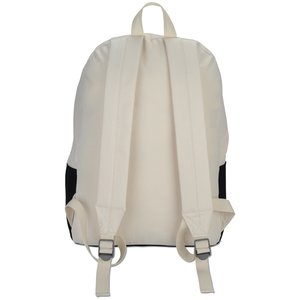 Additional Image 1 - a white backpack with black straps