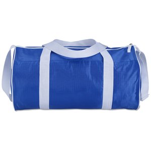 Additional Image 2 - a blue and white duffel bag