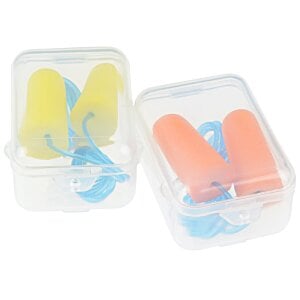 Additional Image 3 - a pair of earplugs in a plastic container