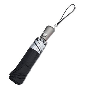 Additional Image 2 - a close up of a black and silver umbrella