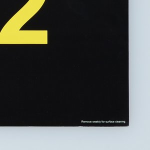 Additional Image 1 - a black and yellow sign