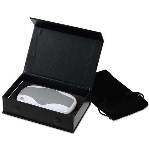 Additional Image 1 - a black box with a silver object in it