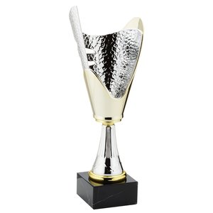 Additional Image 1 - a silver trophy on a black base