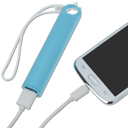 Additional Image 3 - a cell phone charging with a blue battery