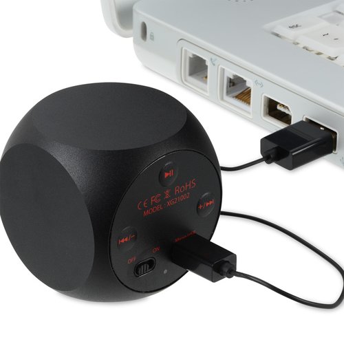 Additional Image 2 - a black round object with a cord