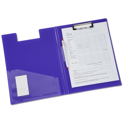 Additional Image 2 - a blue folder with white paper