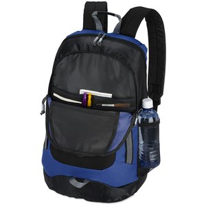 Additional Image 2 - a blue and black backpack