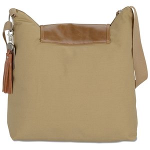 Additional Image 2 - a white bag with a brown handle