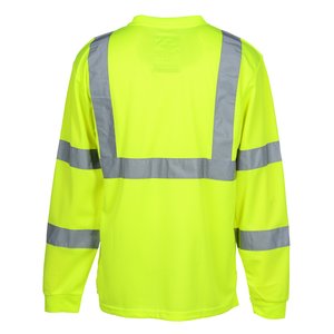 Additional Image 1 - a yellow jacket with grey stripes