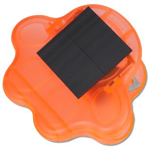 Additional Image 1 - a black square on an orange blob