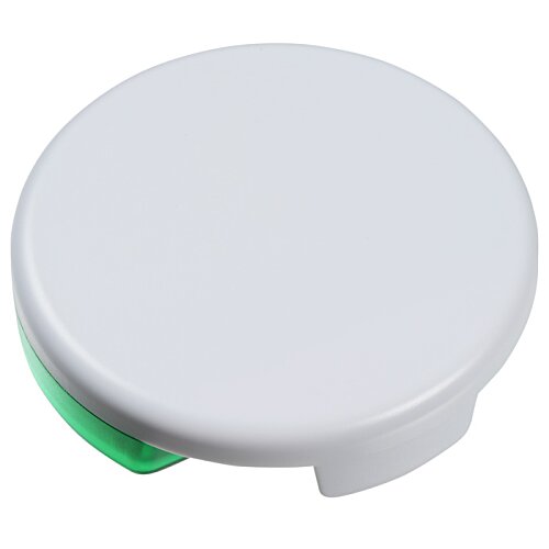 Additional Image 1 - a white circular object with green center