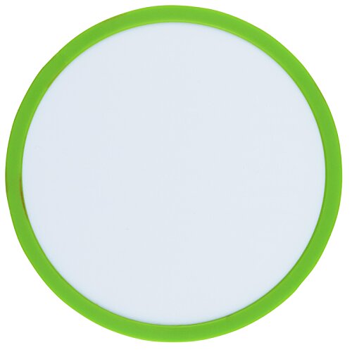 Additional Image 1 - a white circle with green border