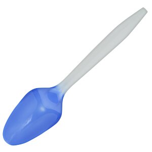 Additional Image 4 - a blue spoon with a white handle