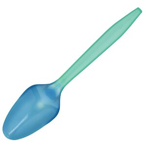 Additional Image 3 - a blue spoon with a long handle