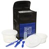 View Image 2 of 4 of Dual Container with Utensils Lunch Set