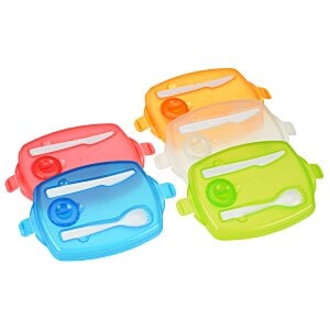 Additional Image 2 - a group of colorful plastic containers