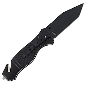 Additional Image 1 - a black knife with a handle