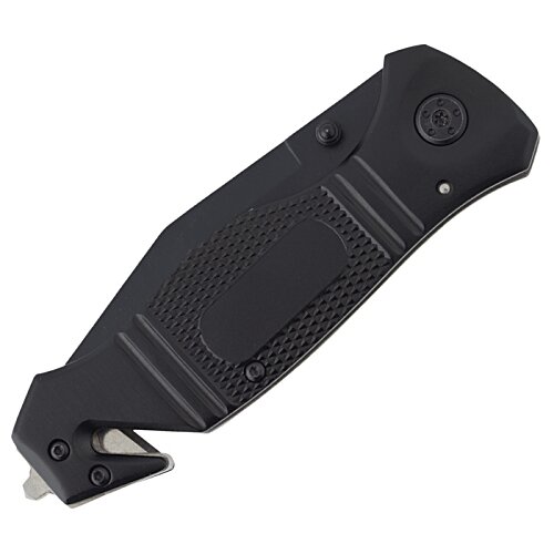 Additional Image 2 - a black knife with a screwdriver