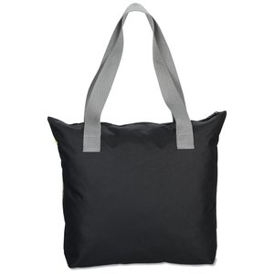Additional Image 1 - a black bag with grey handles