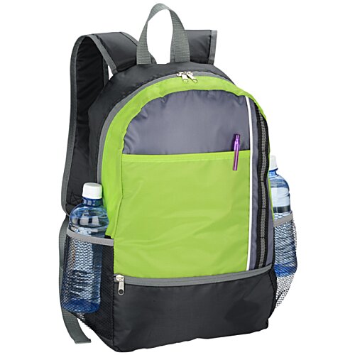 Additional Image 1 - a green and grey backpack