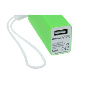 Additional Image 3 - a green electronic device with a white strap
