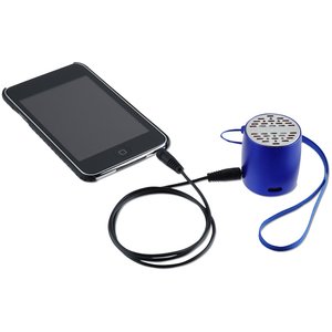 Additional Image 1 - a black tablet with a blue cup attached to it