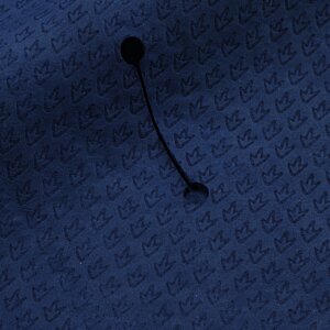 Additional Image 3 - a black thread on a blue fabric