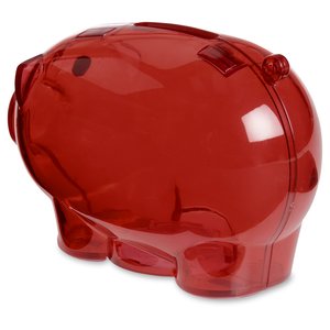 Additional Image 1 - a red piggy bank