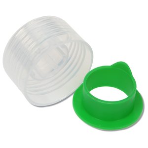 Additional Image 3 - a green and white round object