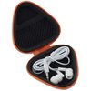 View Image 2 of 3 of Ear Buds with Zippered Triangle Case