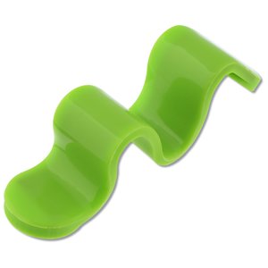 Additional Image 3 - a green plastic spiral object