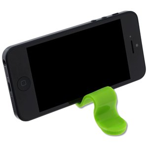 Additional Image 4 - a phone with a green grip