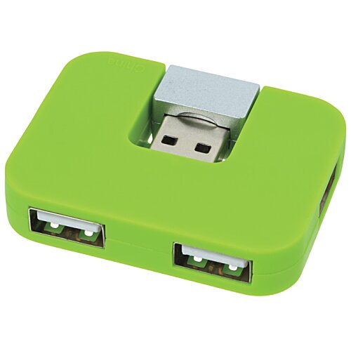 Additional Image 1 - a green usb flash drive