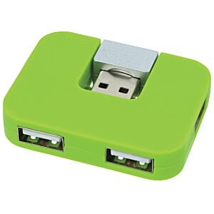 Additional Image 1 - a green usb flash drive