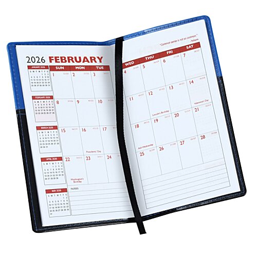Additional Image 2 - a calendar with a black strap