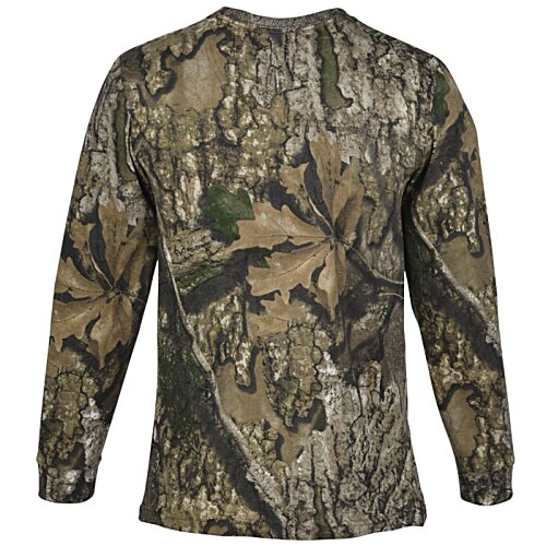 Additional Image 1 - a long sleeved shirt with a camouflage pattern