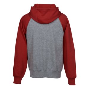 Additional Image 2 - a red and grey hoodie