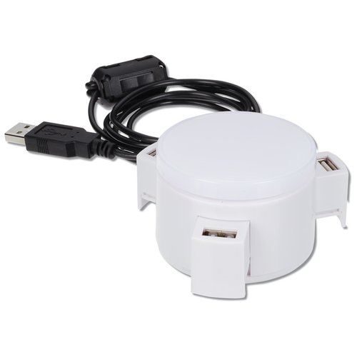 Additional Image 1 - a white round object with black cord