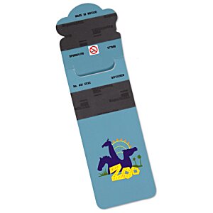 Additional Image 3 - a blue rectangular object with a horse on it