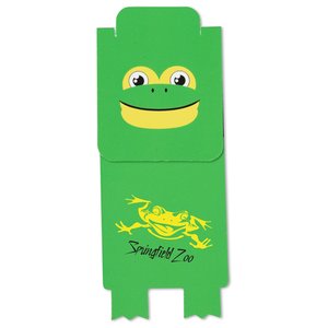 Additional Image 1 - a green paper toy with a smiling face