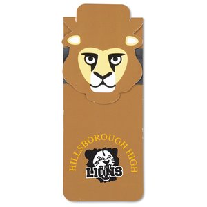 Additional Image 1 - a brown rectangular object with a lion face