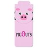 View Image 2 of 4 of Paws and Claws Magnetic Bookmark - Pig