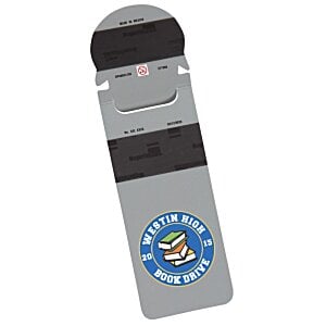Additional Image 2 - a grey remote control with a blue and white logo
