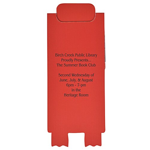 Additional Image 2 - a red rectangular object with black text