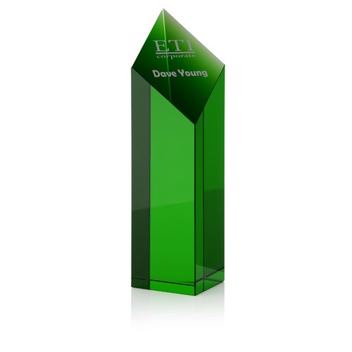 Additional Image 2 - a green crystal on a white background