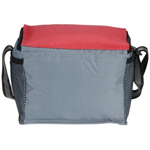 Additional Image 2 - a grey and red cooler bag