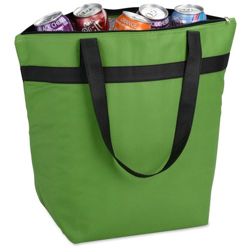 Additional Image 2 - a green bag with black handles