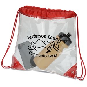 Additional Image 1 - a white and red bag with a picture on it