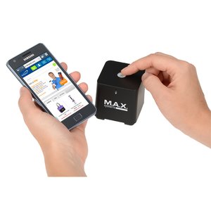 Additional Image 1 - a person holding a phone and a box